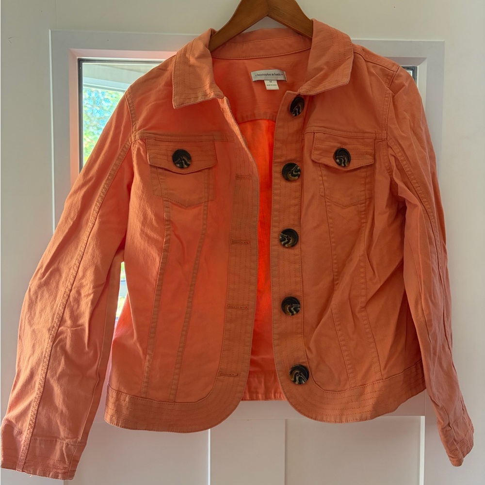 Christopher & Banks Vibrant Coral Blouse